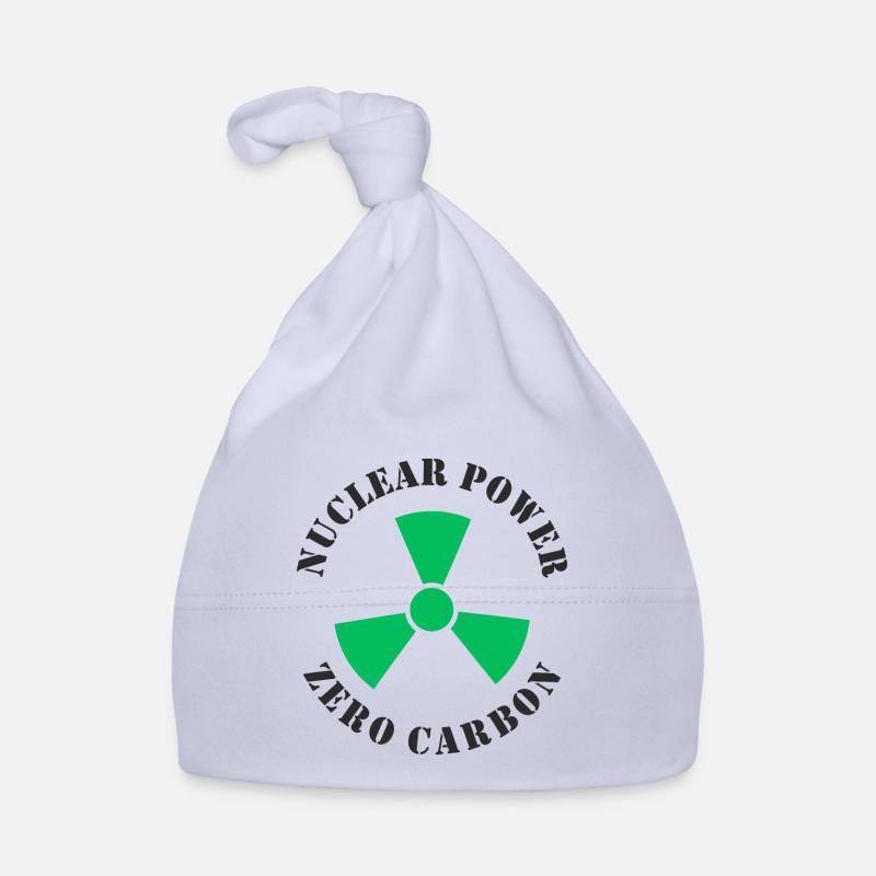 Nuclear Power, Zero Carbon - Organic Baby Cap - sky