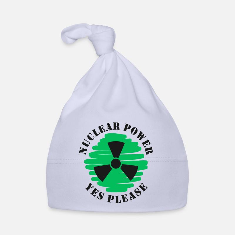 Nuclear Power, Yes Please, Nuclear Energy Organic Baby Cap