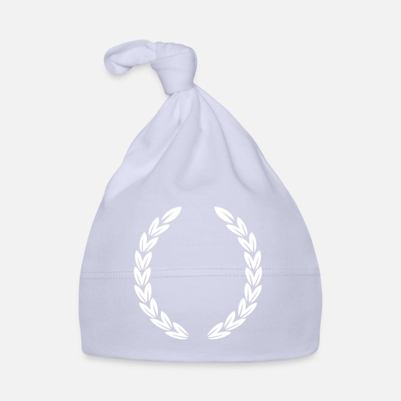 Laurel wreath Organic Baby Cap