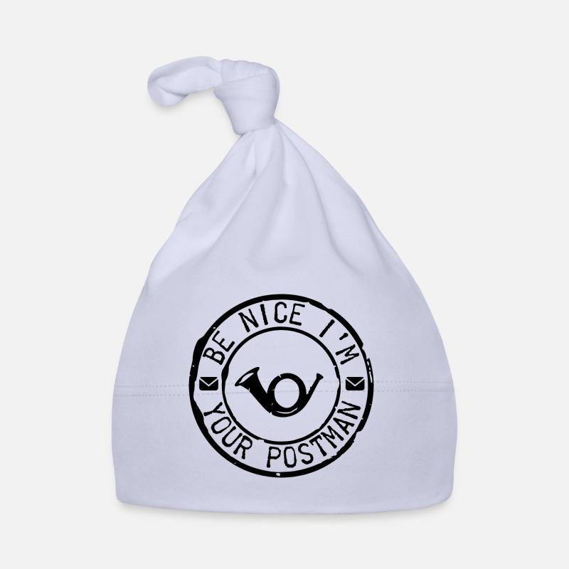 Be Nice I'm Your Postman Postman Postman Mail Deliverer Organic Baby Cap