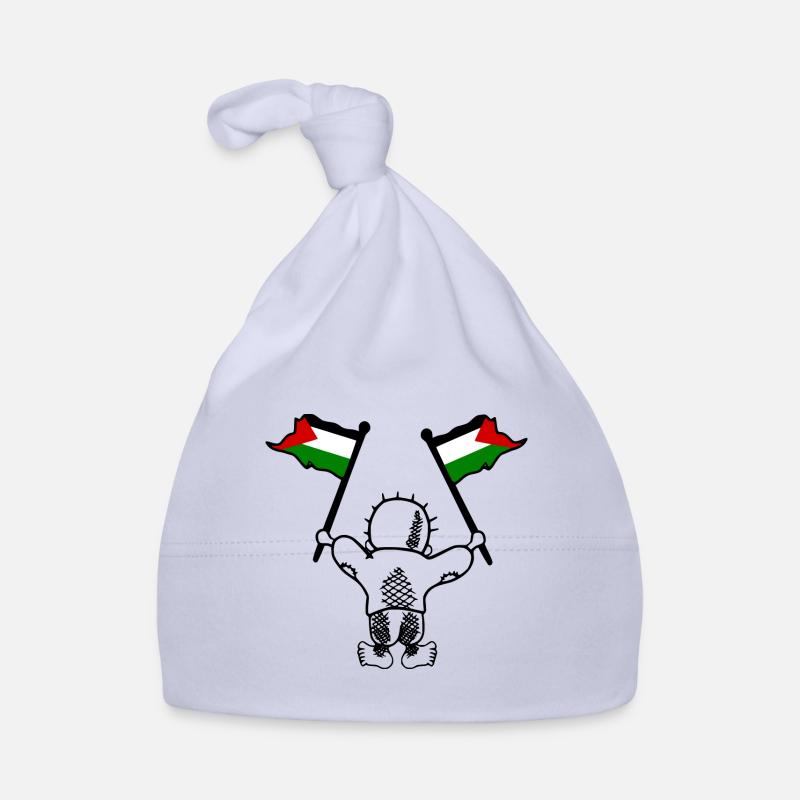 Free palestine handala Bonnet bio Bébé