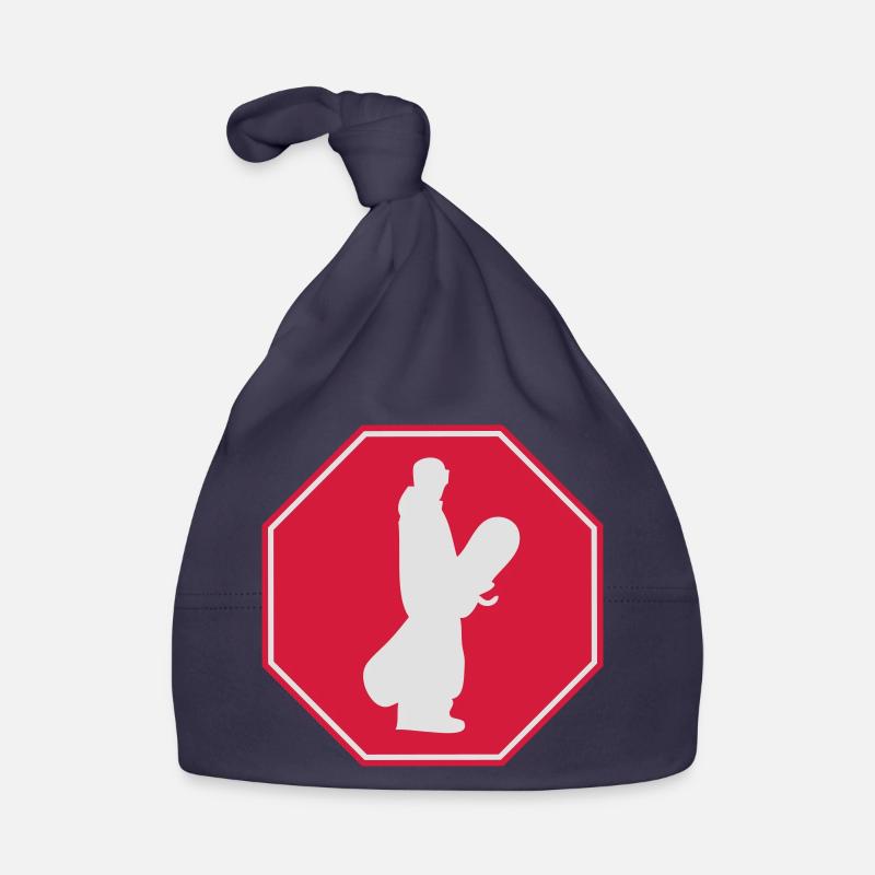 Logo de snowboard Bonnet bio Bébé