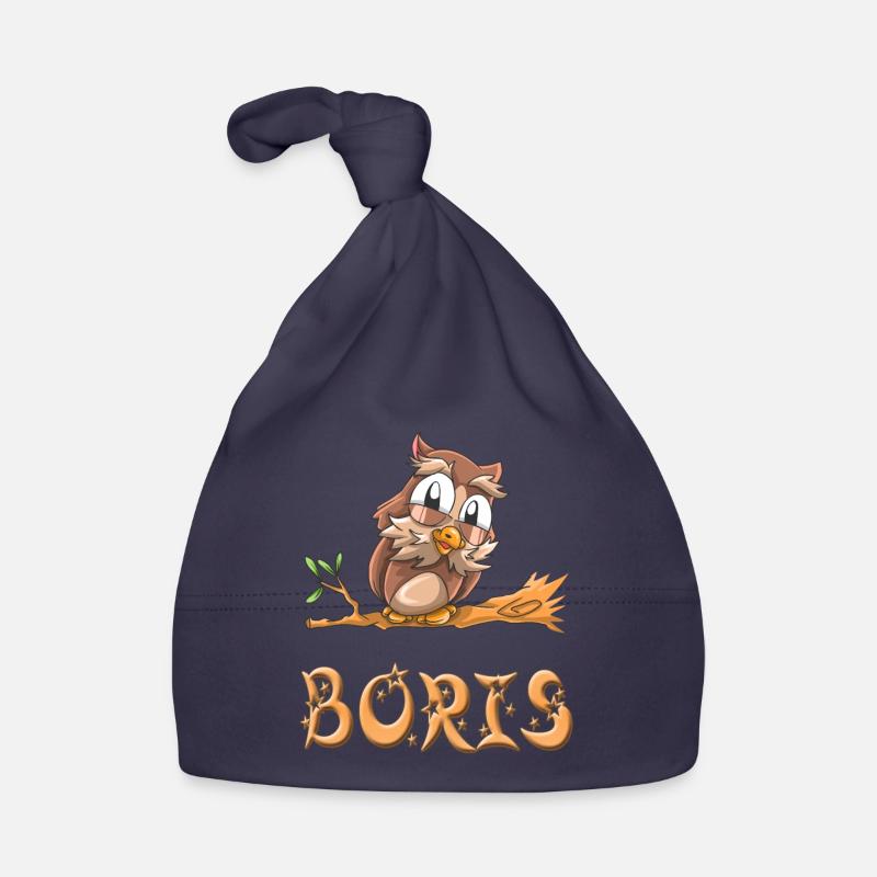 Owl Boris Organic Baby Cap