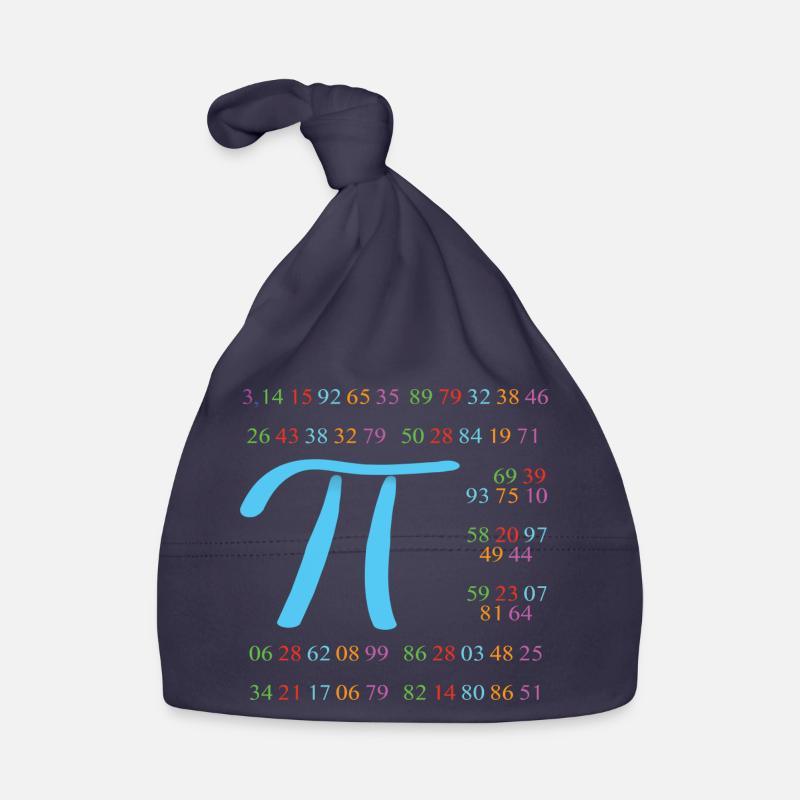 Pi with 110 decimal places Organic Baby Cap