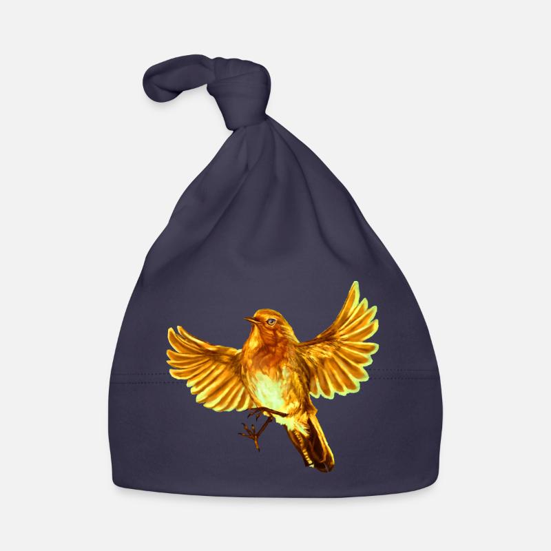 oiseau jaune Bonnet bio Bébé
