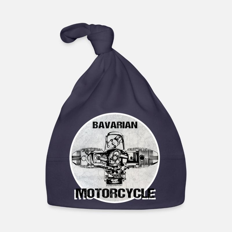 Bavarian Motorcycle boxer engine Organic Baby Cap
