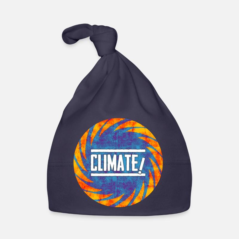 Conception de protestation contre le changement climatique Bonnet bio Bébé