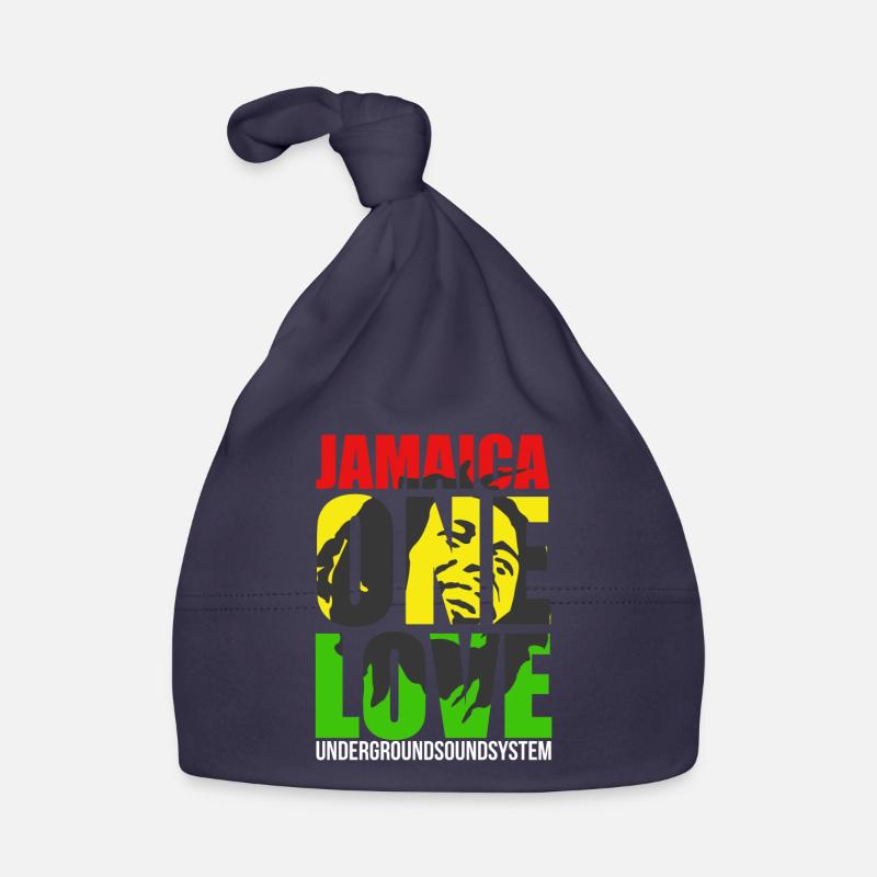 Jamaica One Love Underground - Bonnet bio Bébé - marine