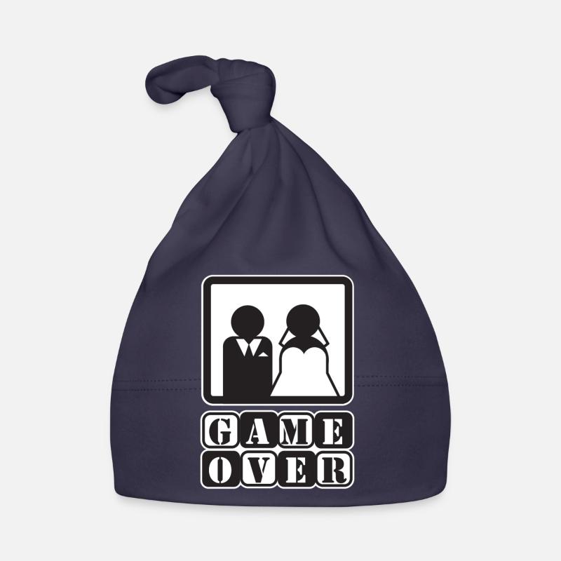 Enterrement de vie de garçon Game Over Sort Bonnet bio Bébé