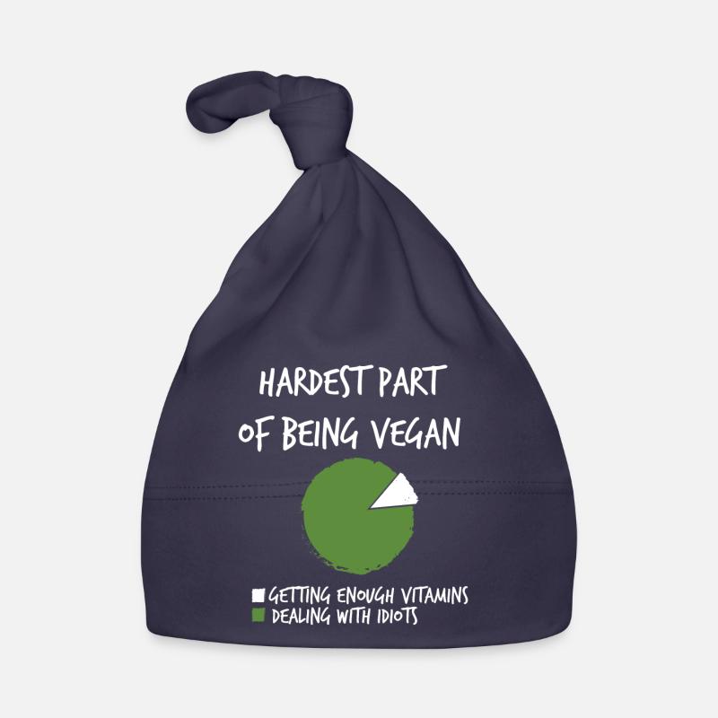 Vegan est difficile à traiter avec des idiots Bonnet bio Bébé