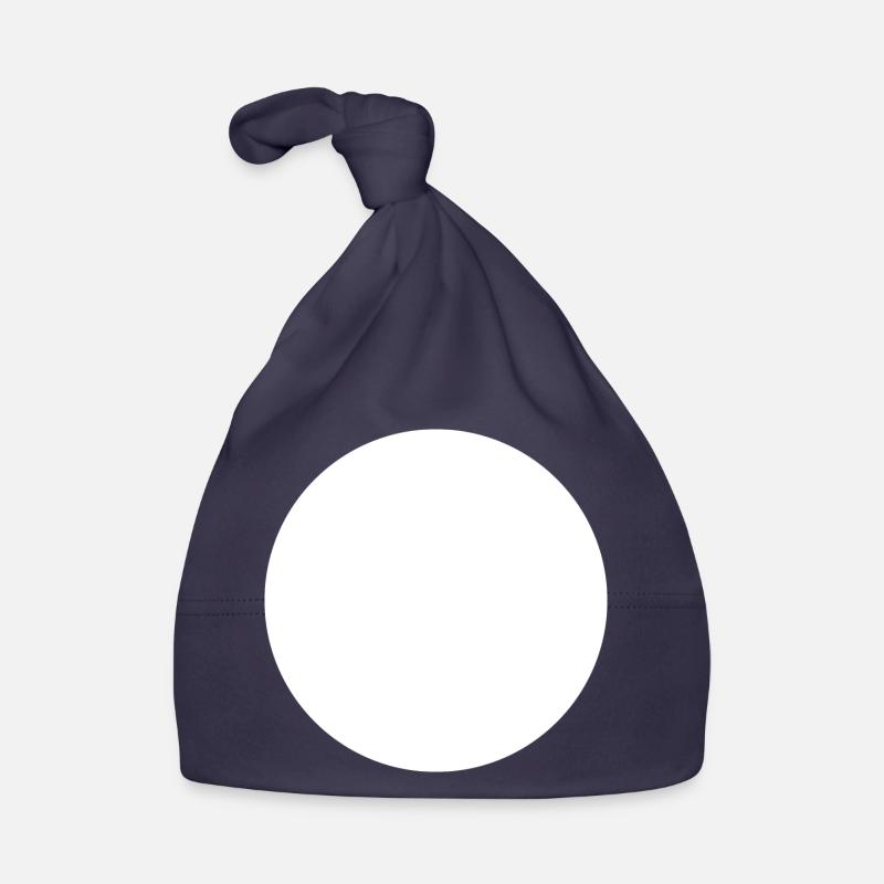 Cercle blanc vide Bonnet bio Bébé