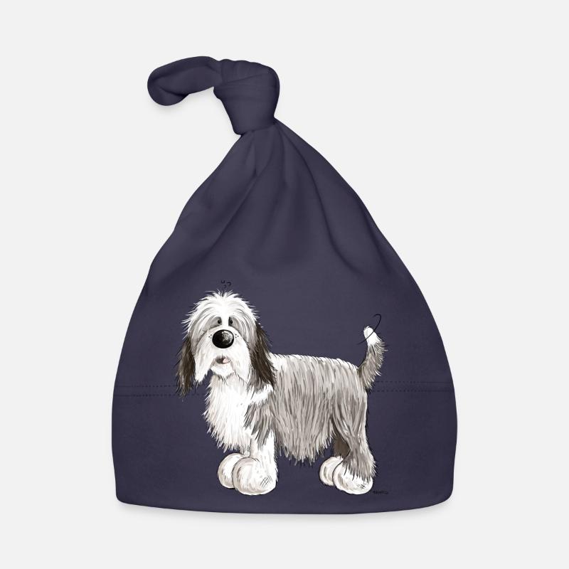 The Bearded Collie Organic Baby Cap