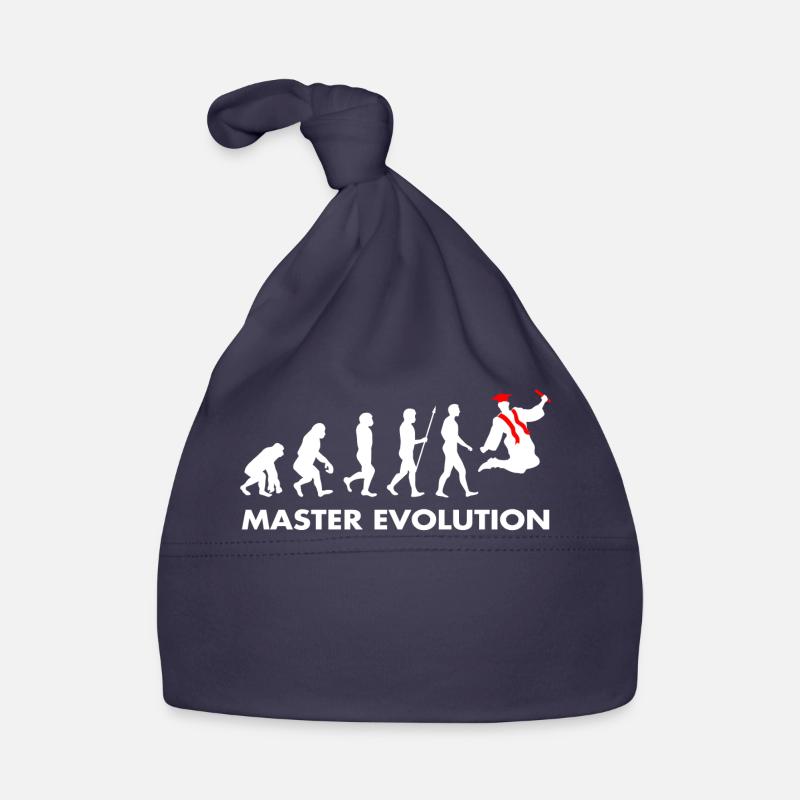 Master evolution development graduation diploma Organic Baby Cap