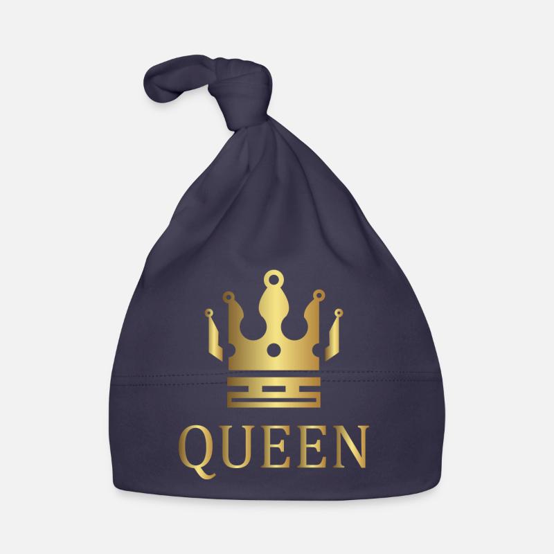 Crown crowns king queen JGA wedding bride Organic Baby Cap