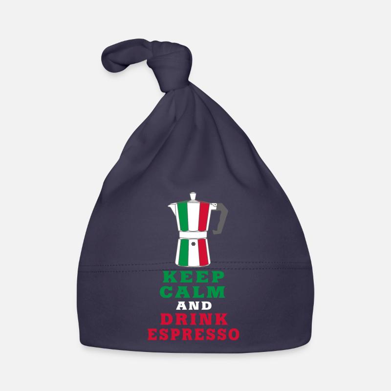 Keep Calm and Drink Espresso design / gift idea Organic Baby Cap