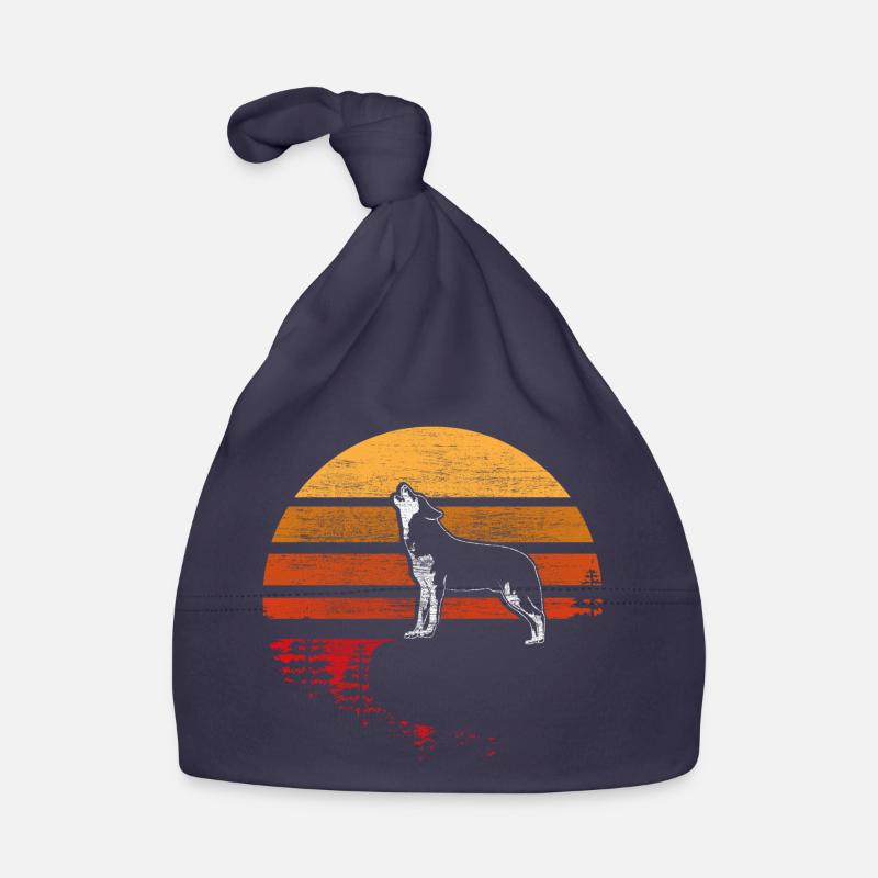 Wolf Hurlements de meute cadeau Bonnet bio Bébé