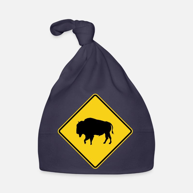 Plaque d’avertissement bison Bonnet bio Bébé