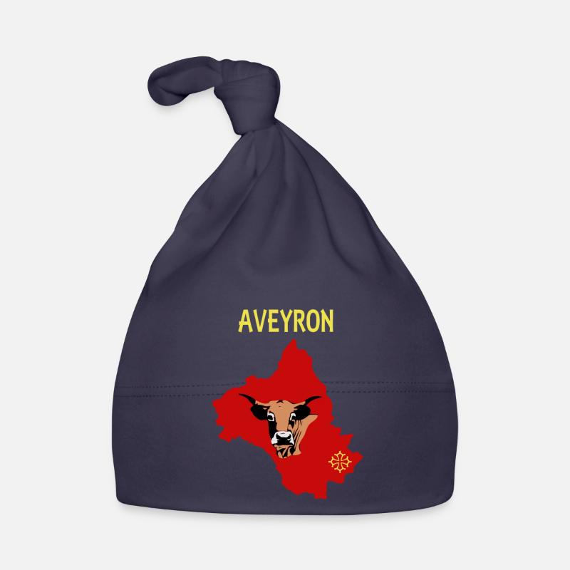 Aveyron - Bonnet bio Bébé - marine