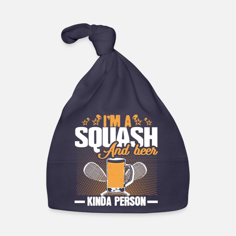 Squash Squashball Turnier Baby Bio-Mütze