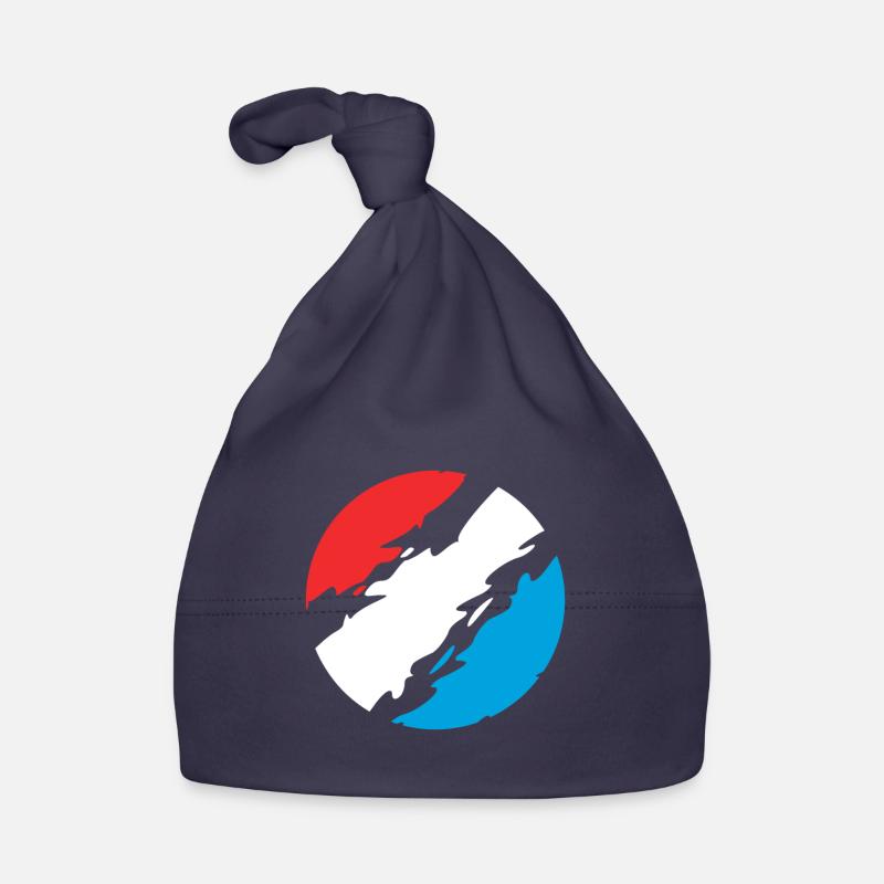 Luxembourg Couleurs drapeau drapeau Bonnet bio Bébé