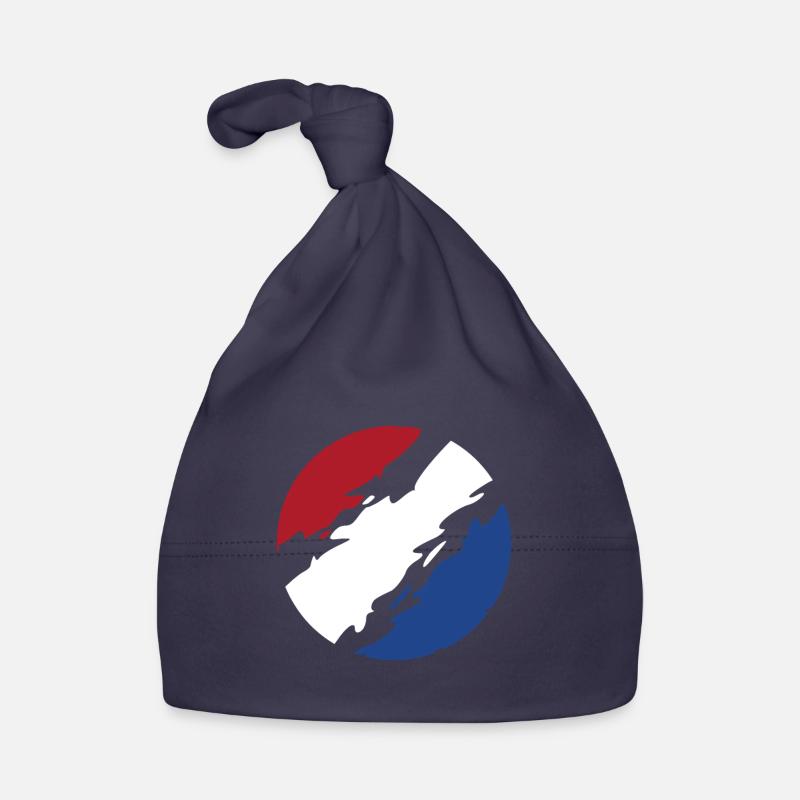 Pays-Bas Drapeau Drapeau Cercle Bonnet bio Bébé