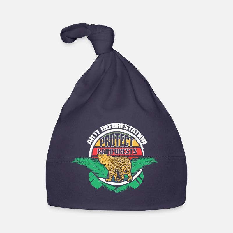 Rainforest Climate Change Travel Gift Idea Organic Baby Cap