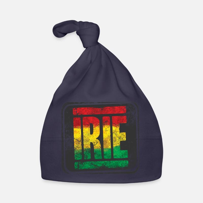 Authentic Rasta design with gradient Organic Baby Cap