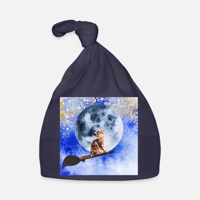 Cat wizard Baby Bio-Mütze