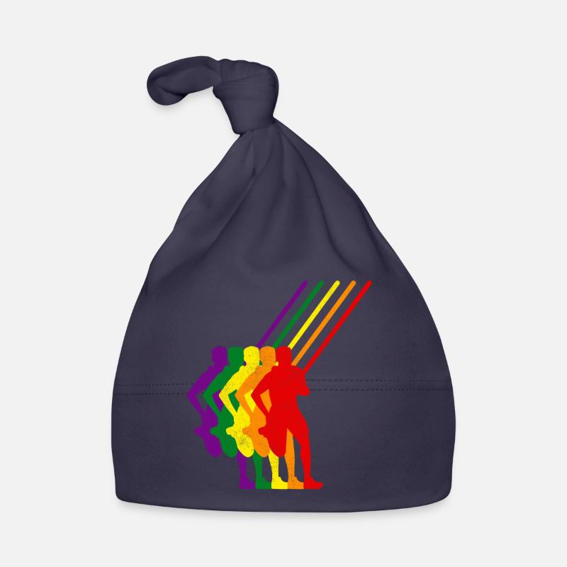 Saut à la perche Saut de saut Athlétisme coloré Bonnet bio Bébé