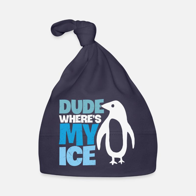 Penguin Global Warming Climate Change Organic Baby Cap