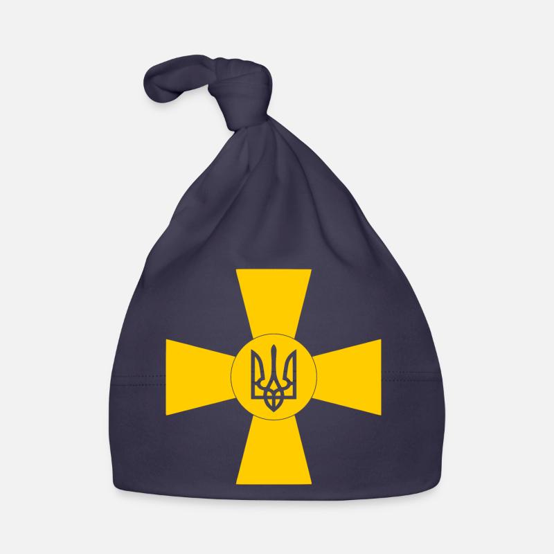 Ukraine - Bonnet bio Bébé - marine