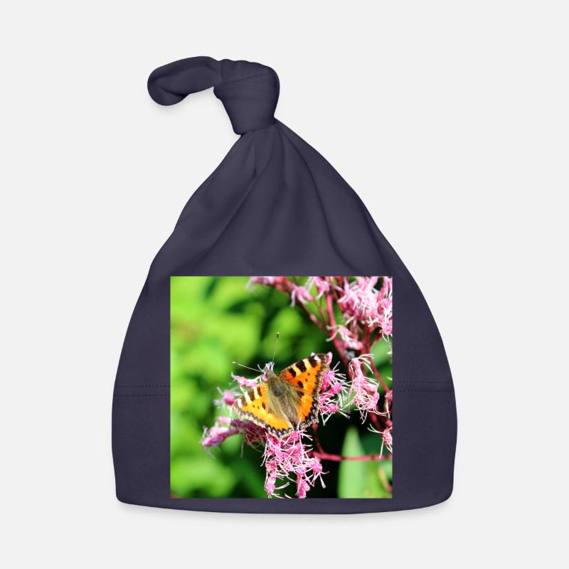 Schmetterlinge Baby Bio-Mütze