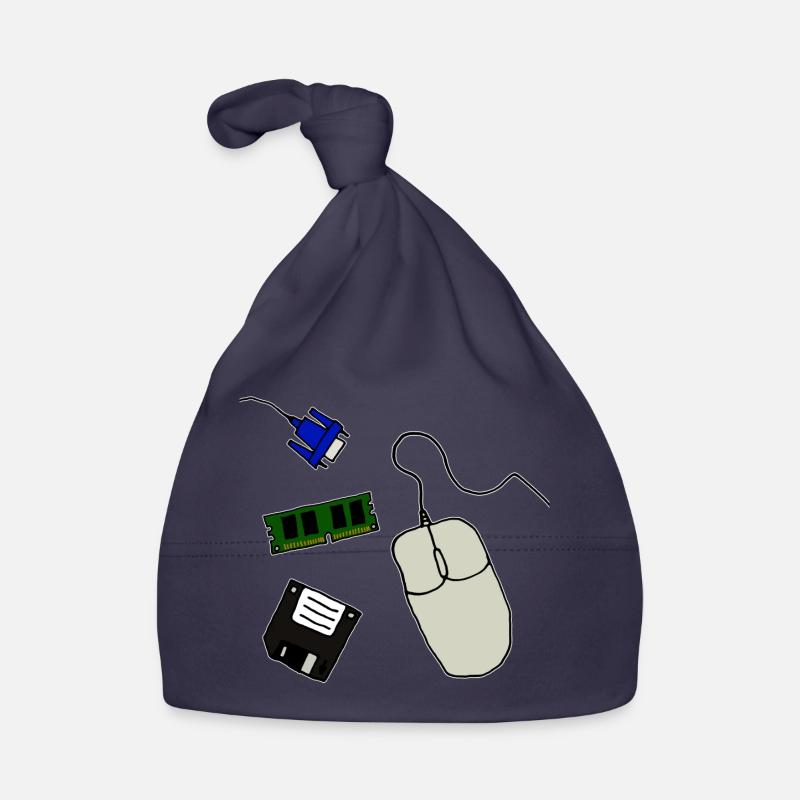Ordinateur rétro Bonnet bio Bébé