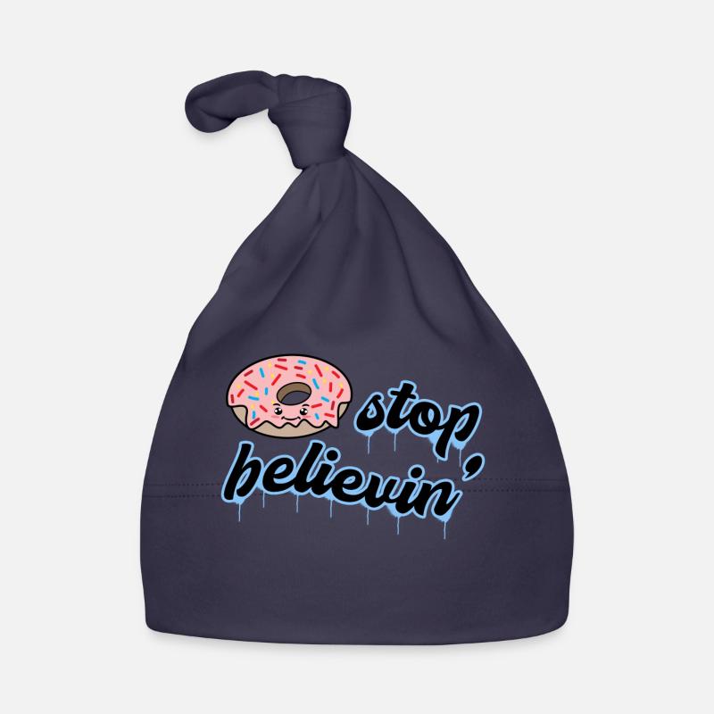 Sweets Delicious Donut Dessert Statement Bonnet bio Bébé