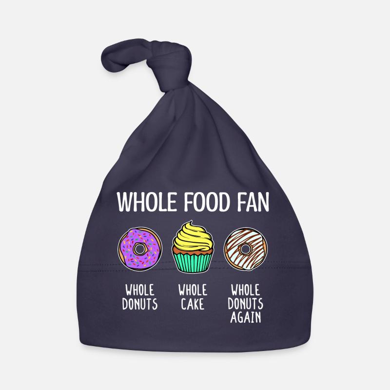 Donut Statement Candy Cake Cupcake Bonnet bio Bébé
