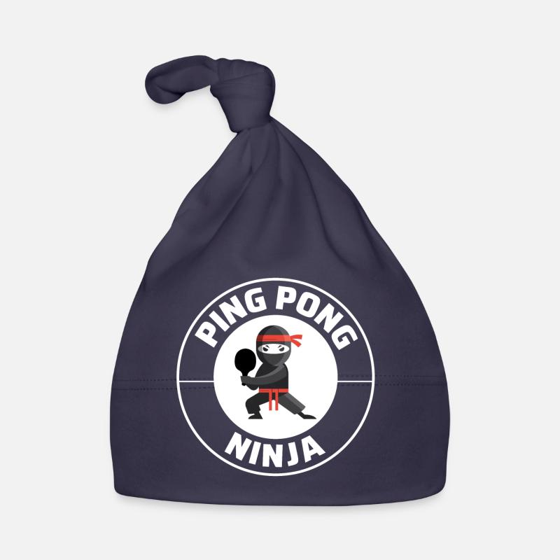 Ping Pong Master Tennis de Table Ninja Warrior Drôle Bonnet bio Bébé