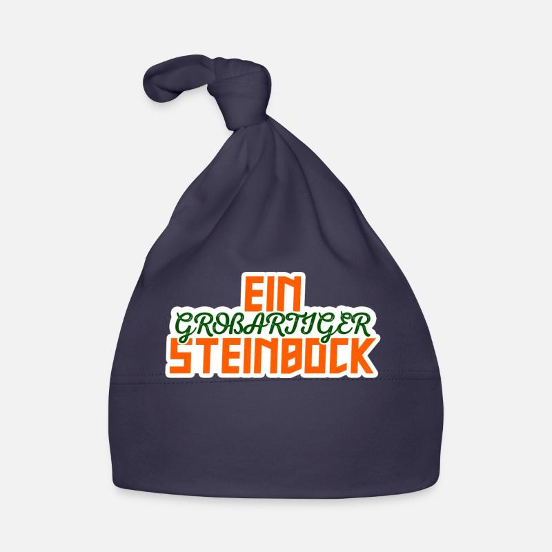 Steinbock Galaxy Statement Tierkreiszeichen Himmel Baby Bio-Mütze