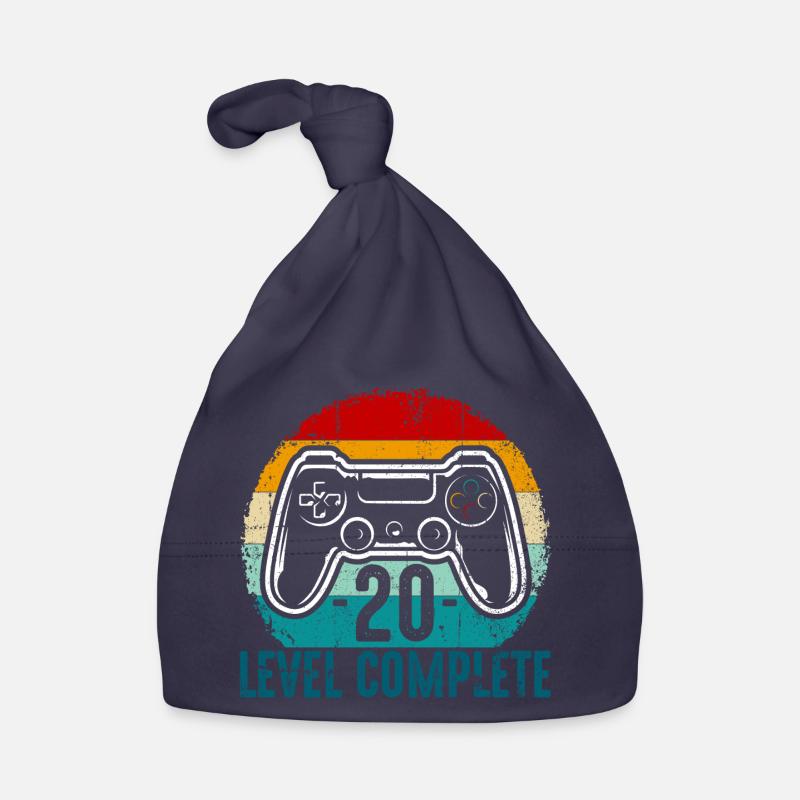 Retro Controller Level Complete Organic Baby Cap