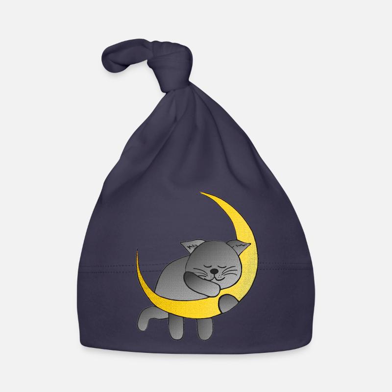 Monde, Katzen design, schlafend Baby Bio-Mütze