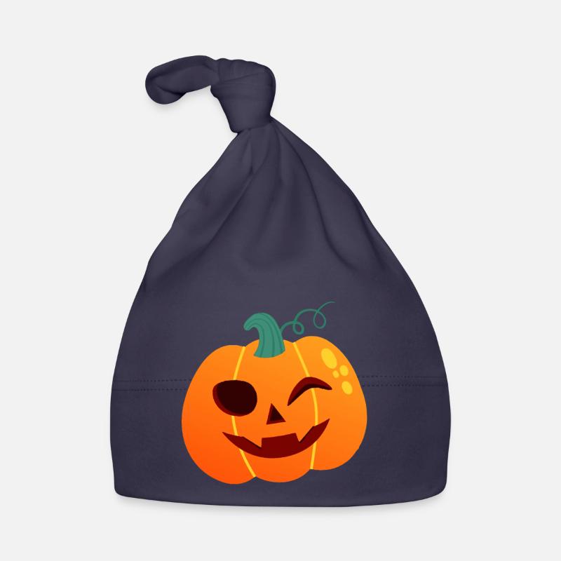 Dessin animé d’Halloween Pumpkin Winker Bonnet bio Bébé