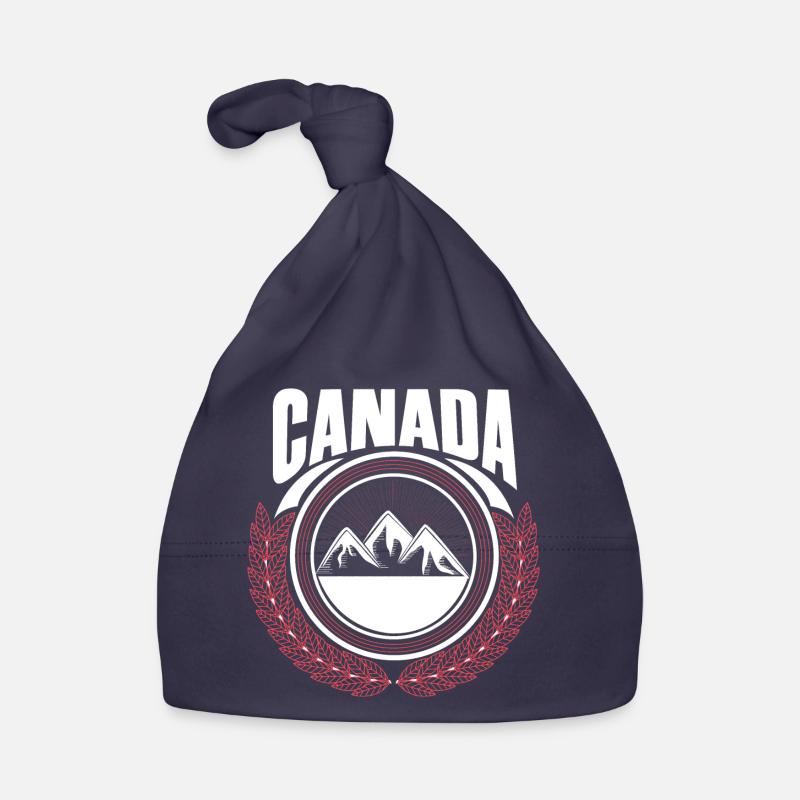 Idée cadeau du pays de naissance de l’érable Canada Bonnet bio Bébé