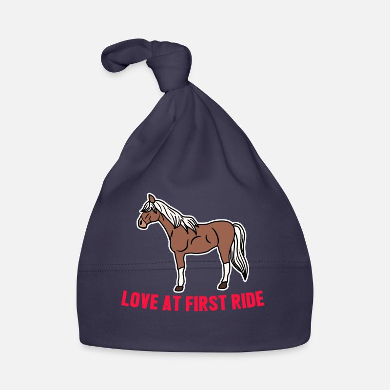 Cheval islandais cool Déclaration Amour de cheval Bonnet bio Bébé