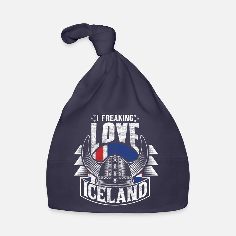 Iceland Viking State Gift Organic Baby Cap
