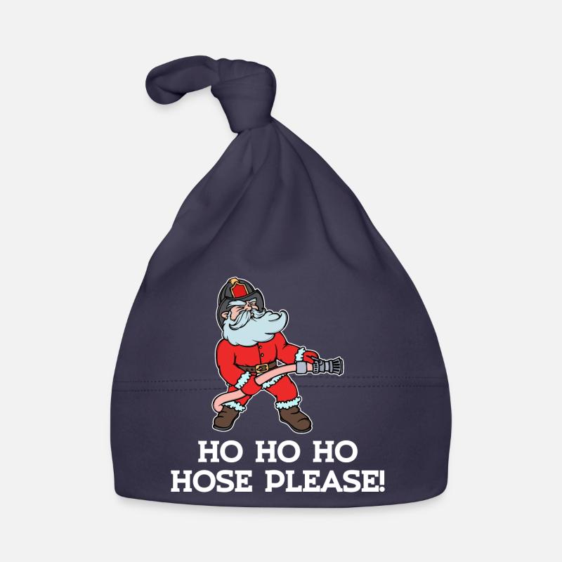 Fire Brigade Fire Protection Fire Hose Statement Organic Baby Cap