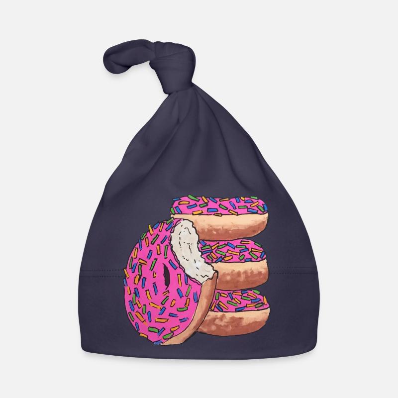 Donut stack rose délicieuse collation Bonnet bio Bébé