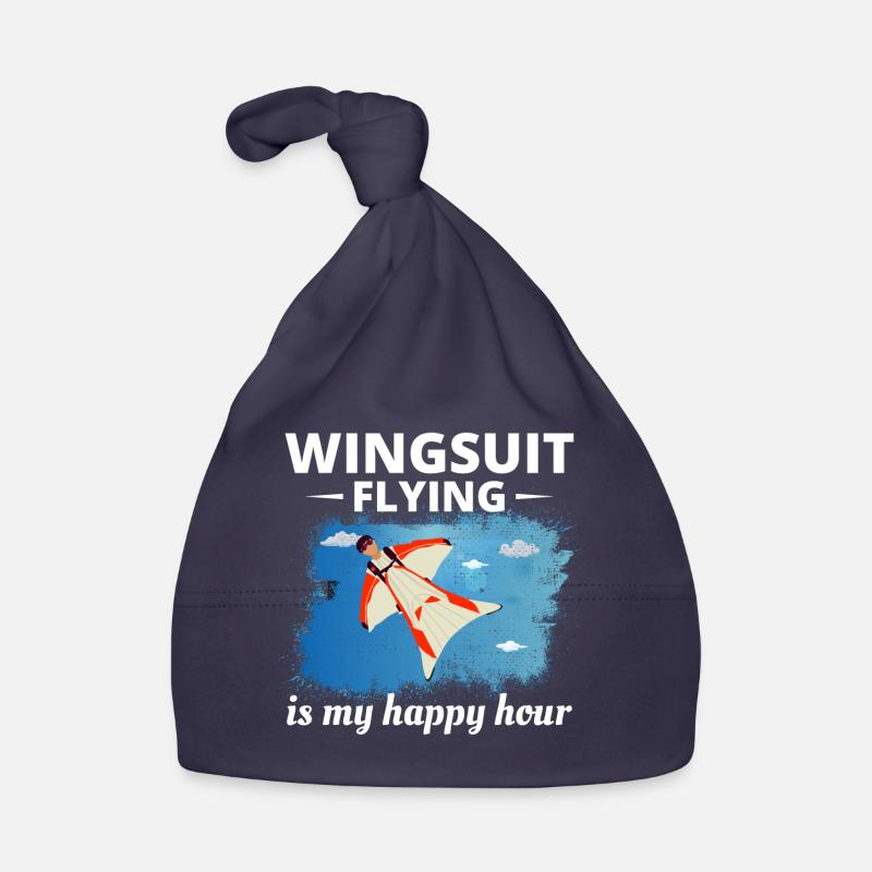 Wingsuit volant Base Jumping Parachutisme Wingsuit - Bonnet bio Bébé - marine