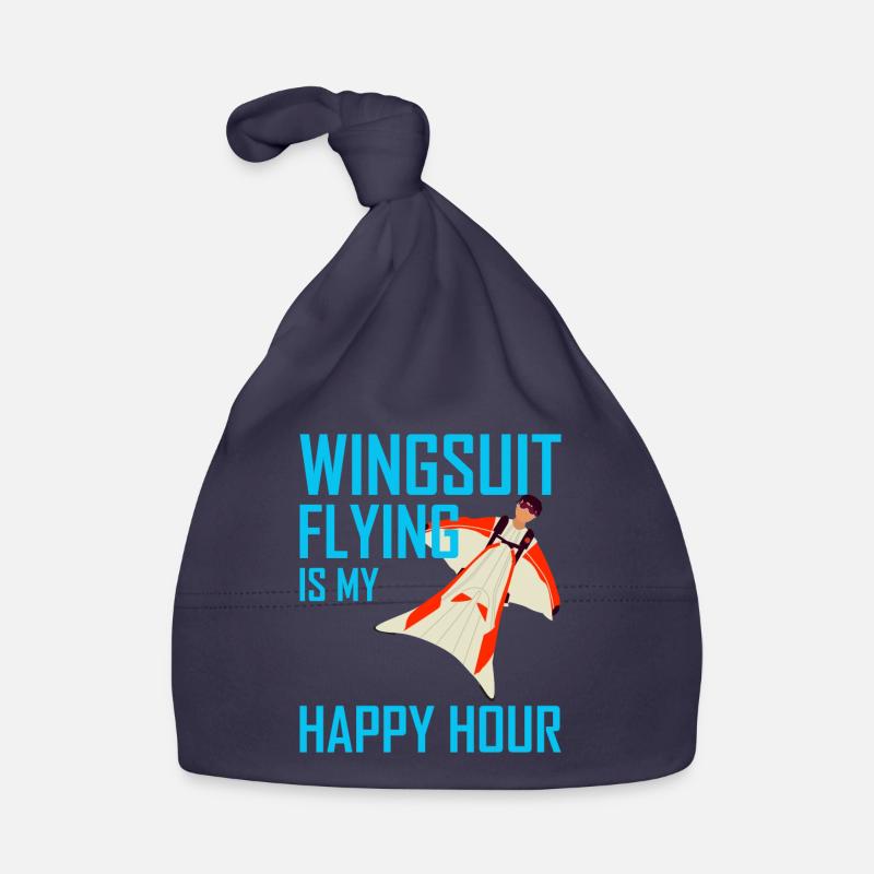Wingsuit flying Base Jumping Skydiving Wingsuiting Organic Baby Cap