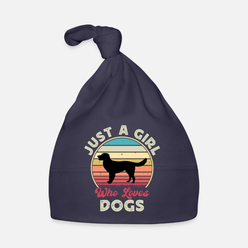 Allemand Pointer Chien Silhouette Rétro Bonnet bio Bébé