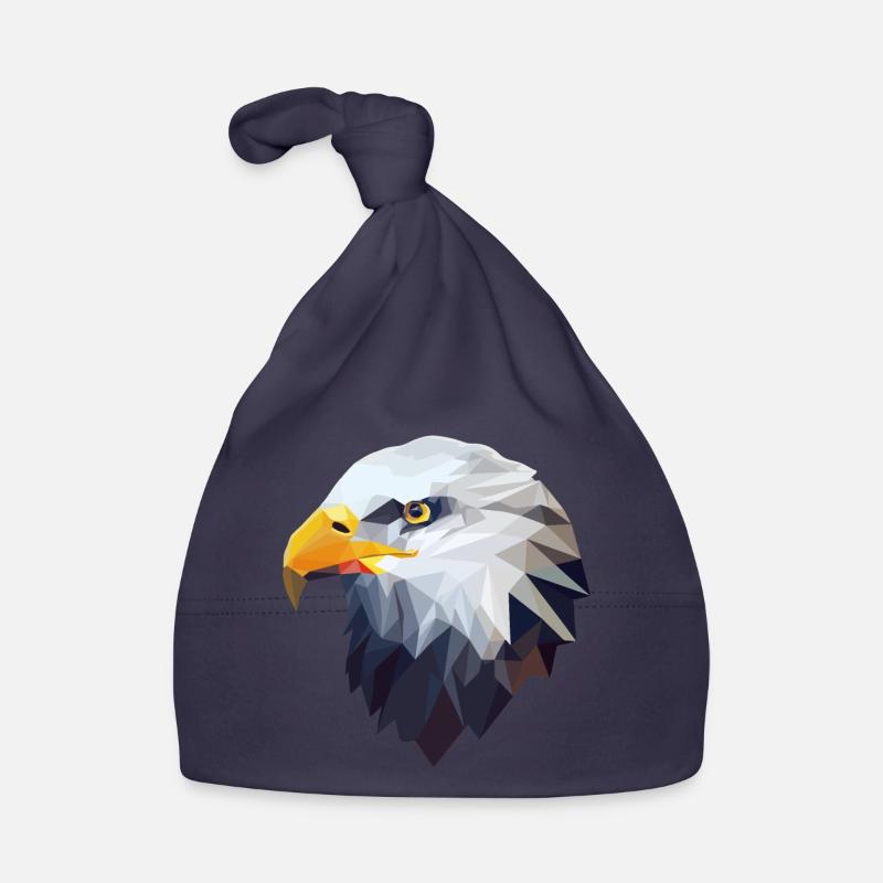 Stylized, geometric eagle Organic Baby Cap