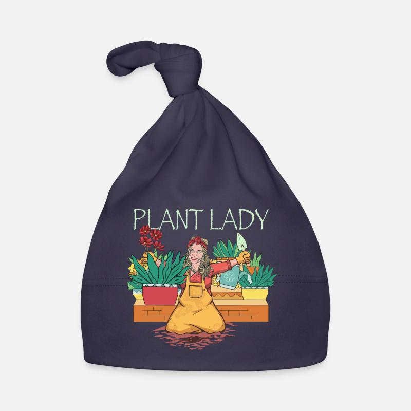 Dame de la plante Bonnet bio Bébé
